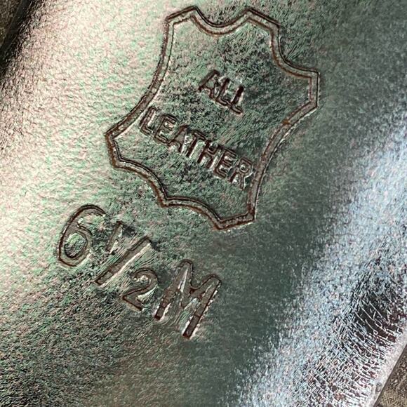 Tory Burch‎ Strappy Peep Toe Heels Size 6.5 Animal Print Buckles Designer Shoes - Picture 11 of 12